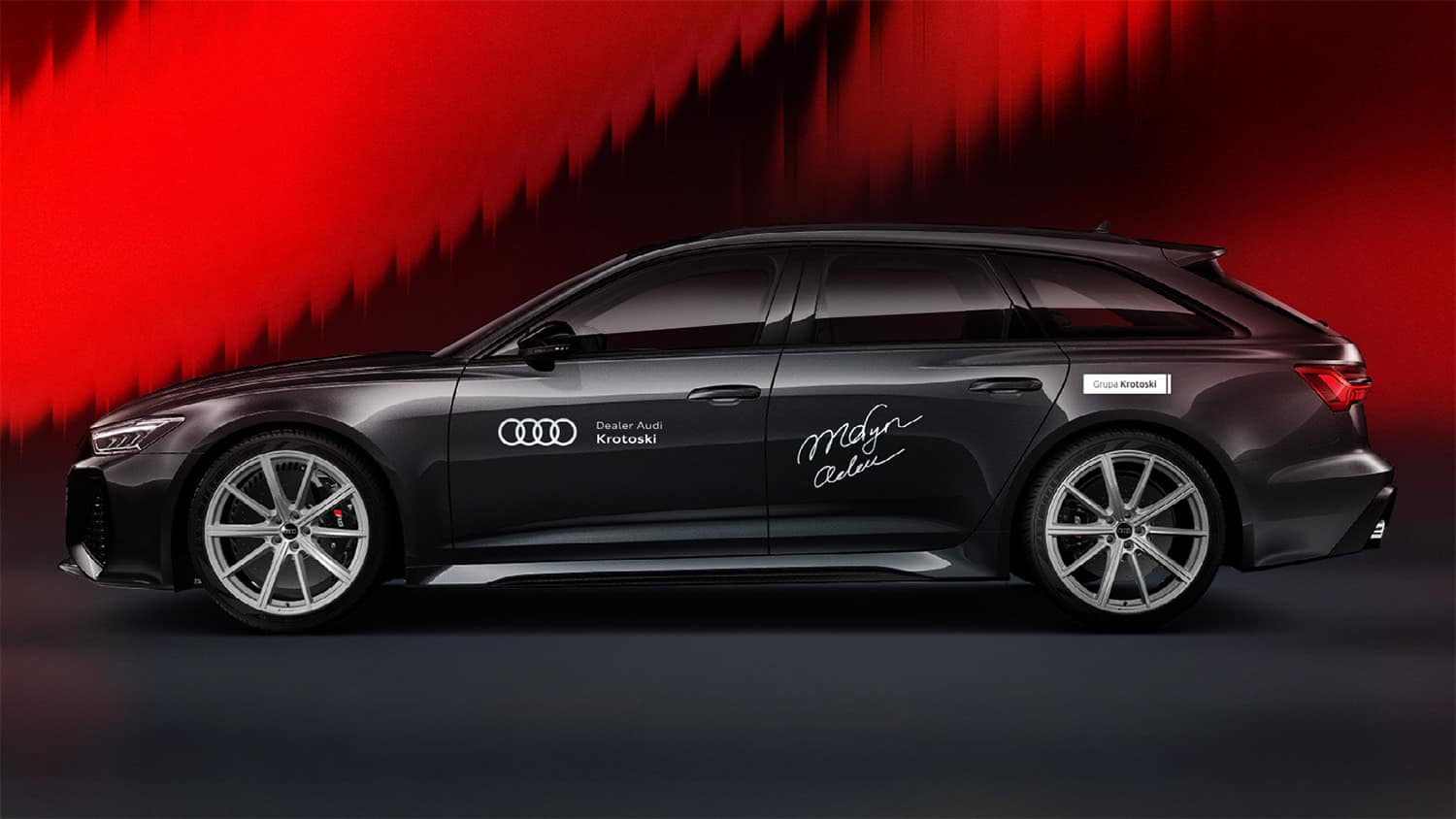 Adam Małysz Audi car